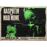 30+ British Quad film posters including Batman and Robin, The Great Escape (RR), Rasputin The Mad