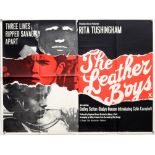 The Leather Boys (1964) British Quad film poster, British Drama starring Rita Tushingham, folded,