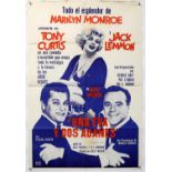 17 x Argentinian One Sheet Comedy posters- Some Like it Hot (R-70s), The Great Race,