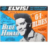 4 Elvis Presley British Quad film posters including Elvis on Tour, Clambake, Elvis The Movie,