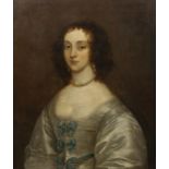 Attributed to Theodore Russell (British, 1614-1689). Portrait of a lady, half length wearing a