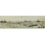 After William Lionel Wyllie R.A. (British, 1851-1931), 'Scapa Flow', giclee on Hahnemühle German