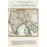 18th century Herman Moll map India and southwestern Asia, Indostan or the Empire of the Great Mogul,