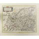 Engraved map of Scotland, later coloured, c.1645, by Blaeu (Johannes & Pont Timothy),