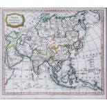 Early 19th century map of Asia from the latest authorities, Published as the act directs by C
