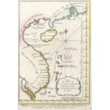 18th century map, "Carte des Costes Cochin Chine, Tunquin, et Parrie de celles de la Chine", J Van.