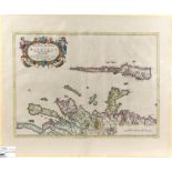 Map of the Hebrides - The Western Isles of Scotland, examined and described by Timothy Pont,