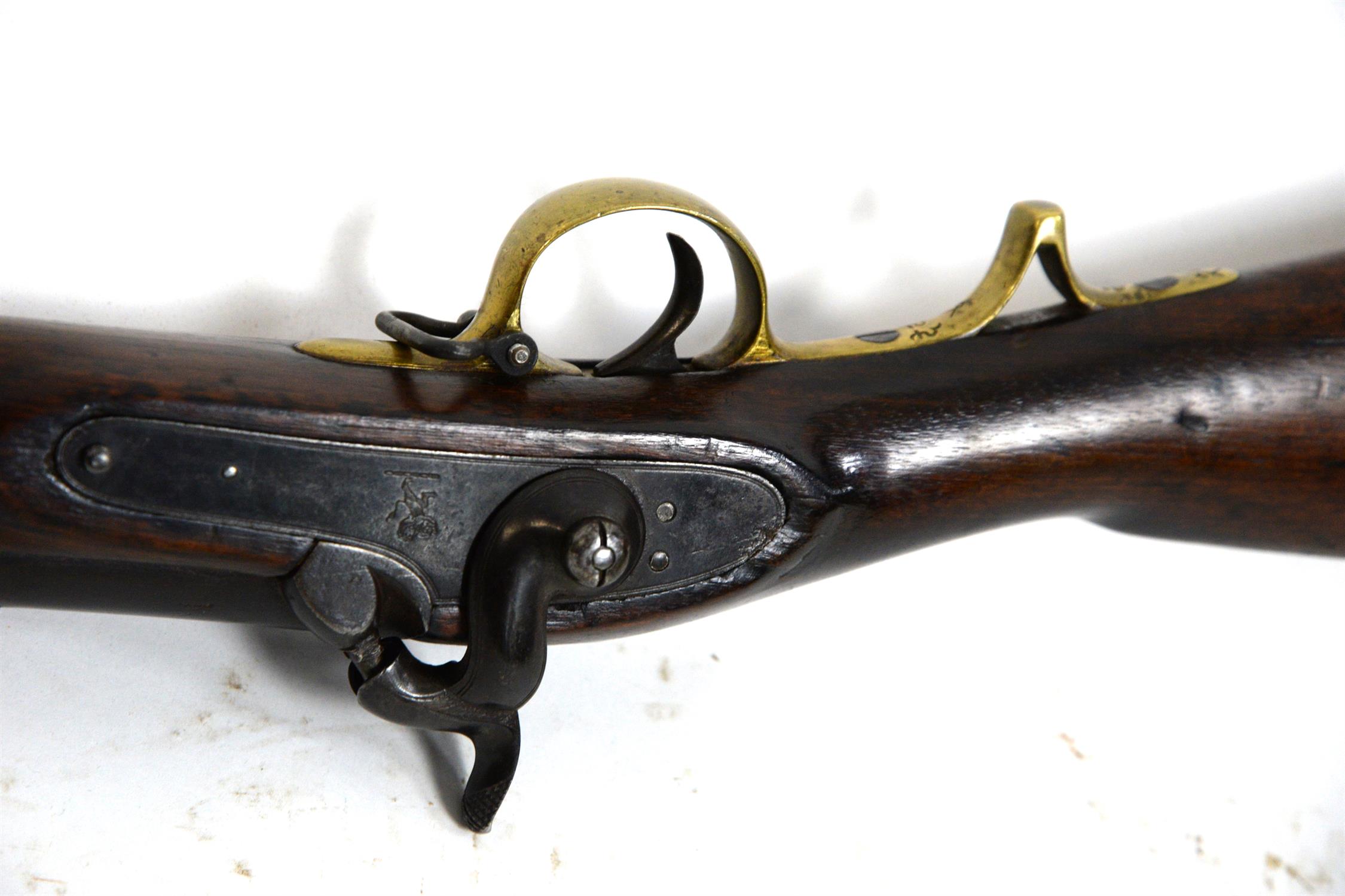 Victorian East India Company percussion cap musket, pattern F, circa 1845-1851, “Brunswick” style - Image 5 of 6