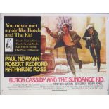 Butch Cassidy and the Sundance Kid (1969) Pakistan Quad featuring the same artwork as the UK quad,