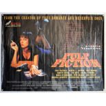 Pulp Fiction (1994) British Quad film poster, directed by Quentin Tarantino, Miramax, rolled,