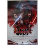 Star Wars The Last Jedi (2017) One Sheet film poster, rolled, 27 x 40 inches.