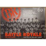 Battle Royale (2000) British Quad film poster, directed by Fukasaku, rolled, 28 x 40 inches (N.B.