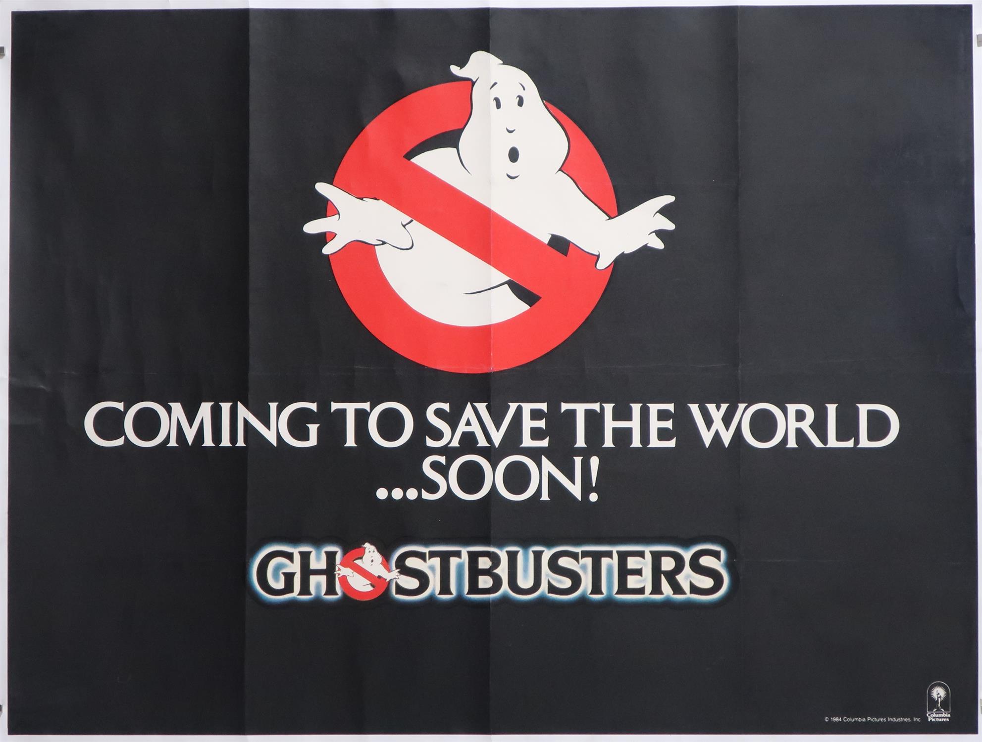 Ghostbusters (1984) Advance British Quad film poster, directed by Ivan Reitman and starring Bill