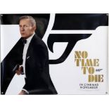 James Bond No Time To Die (2020) Six Character British Quad film posters for the postponed November