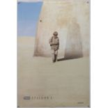Star Wars The Phantom Menace Episode I (1999) Two One Sheet film posters, Advance and Main, rolled,