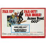 James Bond On Her Majesty's Secret Service (1969) UK Exhibitors' Campaign Book (no cuts),