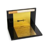 James Bond You Only Live Twice - Replica Cigarette Rocket by Danjaq on black plinth with gold