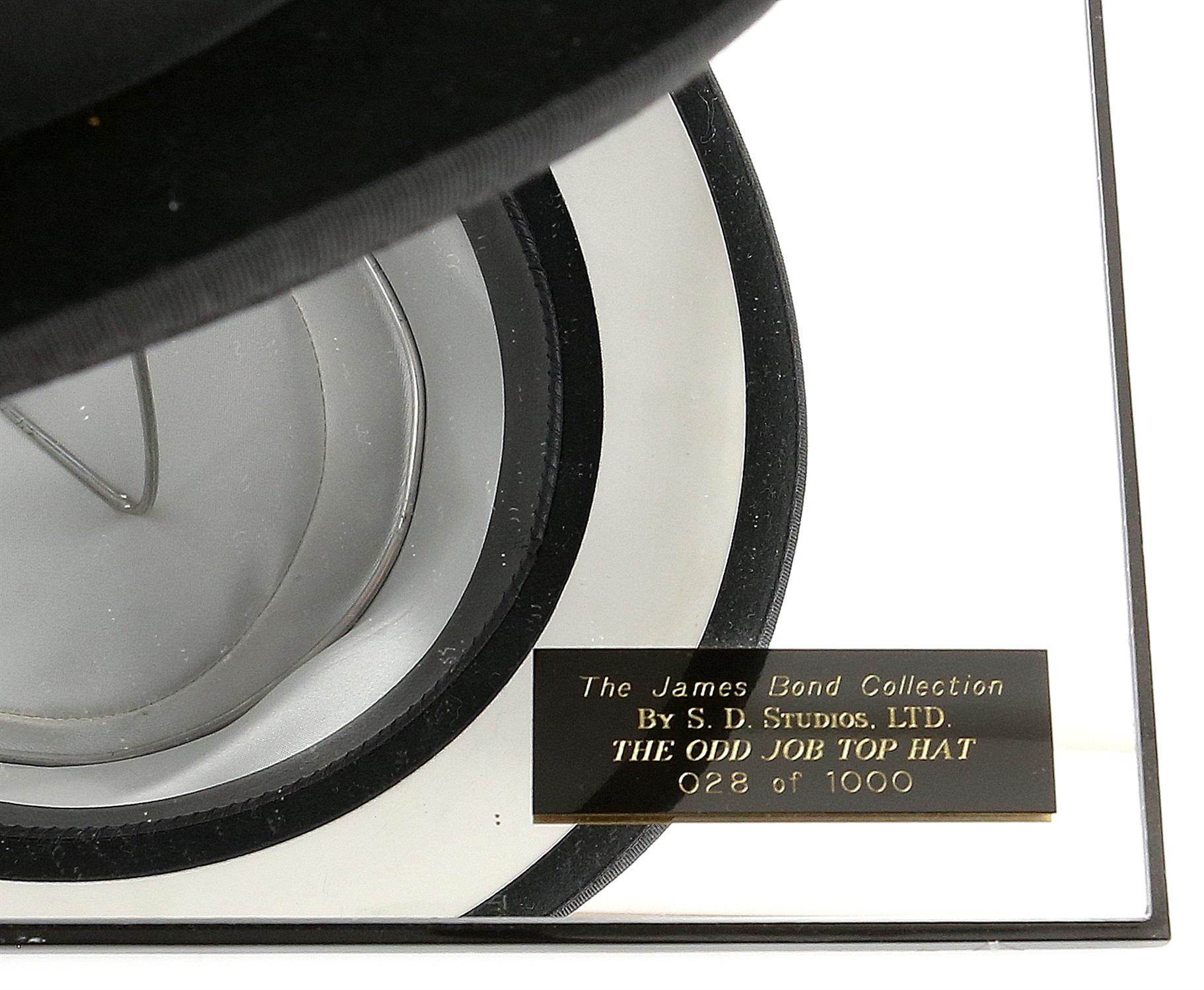 The James Bond Collection - A replica Top Hat as worn by Odd Job in Goldfinger, manufactured by S.D. - Image 3 of 5