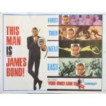 James Bond You Only Live Twice (1967) US Subway 'Final Advance - 'First, Then, Next,