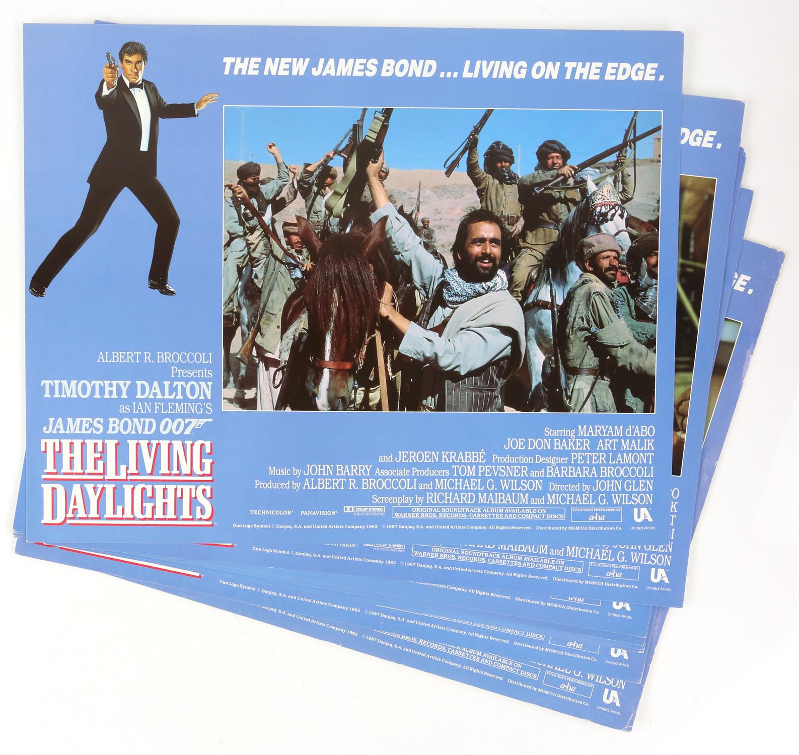 100+ James Bond US Lobby Cards including For Your Eyes Only (1981), The Living Daylights (1987), - Image 5 of 8