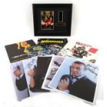 James Bond items including Moonraker brochure with Seiko flyer, Octopussy brochure with Odeon