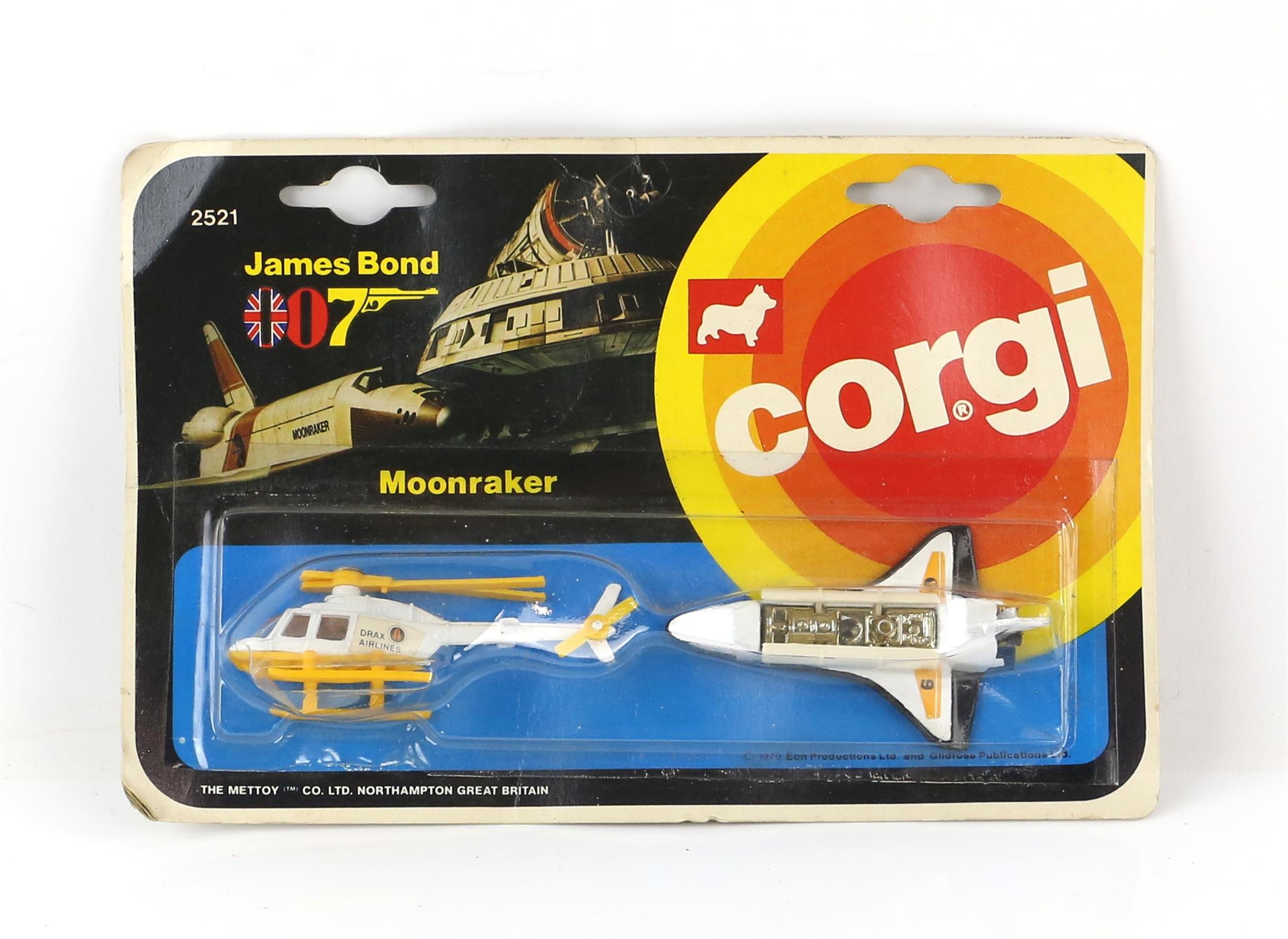 James Bond - Five Corgi models including Moonraker Drax Jet Ranger 930, Octopussy E3019, - Image 4 of 6