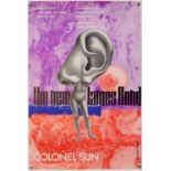 James Bond Interest: Colonel Sun (1968) Book poster for the first new James Bond book published