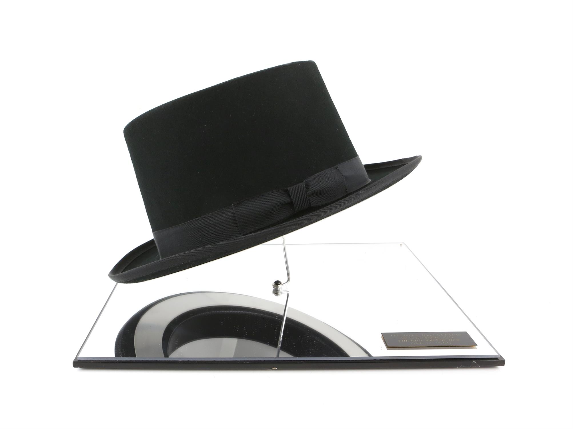 The James Bond Collection - A replica Top Hat as worn by Odd Job in Goldfinger, manufactured by S.D.