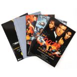 James Bond - Four Pierce Brosnan era Premiere Brochures, Goldeneye, Tomorrow Never Dies,