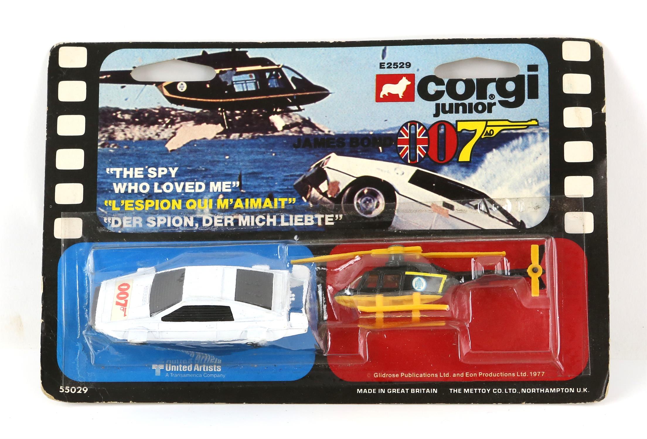 James Bond - Five Corgi models including Moonraker Drax Jet Ranger 930, Octopussy E3019, - Image 5 of 6