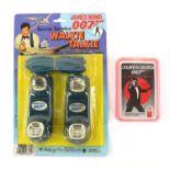 James Bond - 007 Secret Service Walkie Talkie by Imperial Toy Corporation 1984 and a German card