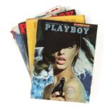 Playboy Magazines related to James Bond including April 1965, November 1965, June 1967,