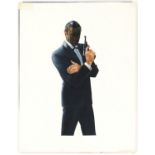 James Bond - original artwork of Sean Connery as James Bond by Joann Daley with a Sean Connery