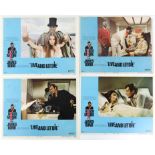 James Bond Live and Let Die (1973) Set of 8 US Lobby cards, starring Roger Moore, 4 linen backed,