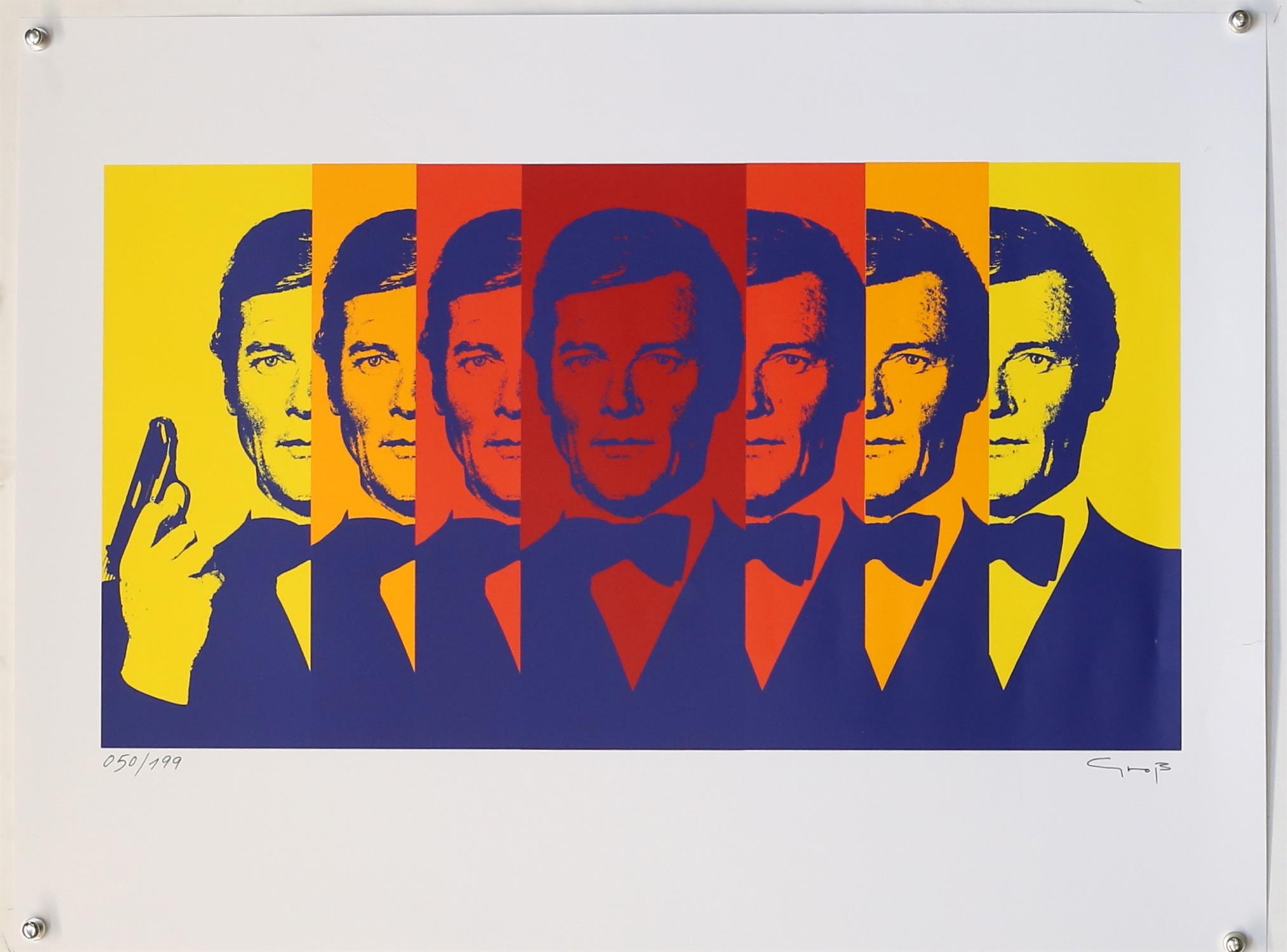 James Bond - 'The Secret Agent', Limited edition screen print by Siegfried GroB from 2020,