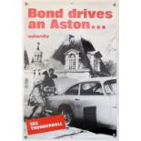 James Bond - UK Aston Martin Thunderball poster, this from a limited edition re-release of 400