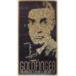 James Bond Goldfinger - Mondo Alamo Drafthouse poster from 2007, artwork by Todd Slater,