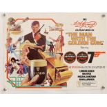 James Bond The Man With The Golden Gun (1974) Special Guinness promotional film poster,