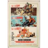 James Bond Thunderball (1965) US One sheet film poster, starring Sean Connery, artwork by Frank