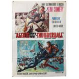 James Bond Thunderball (R-1971) Italian One panel film poster, starring Sean Connery, folded,