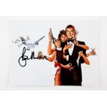 Roger Moore – signed 6 x 8 inch photo.