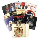 14 James Bond Soundtrack LPs including Dr. No, Thunderball, Live and Let Die, The Spy Who Loved Me,