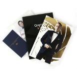 James Bond - Three Premiere brochures for Quantum of Solace numbered 1996, Skyfall numbered 3215