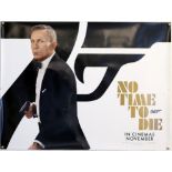 James Bond No Time To Die (2020) Six character British Quad teaser film posters, each showing a
