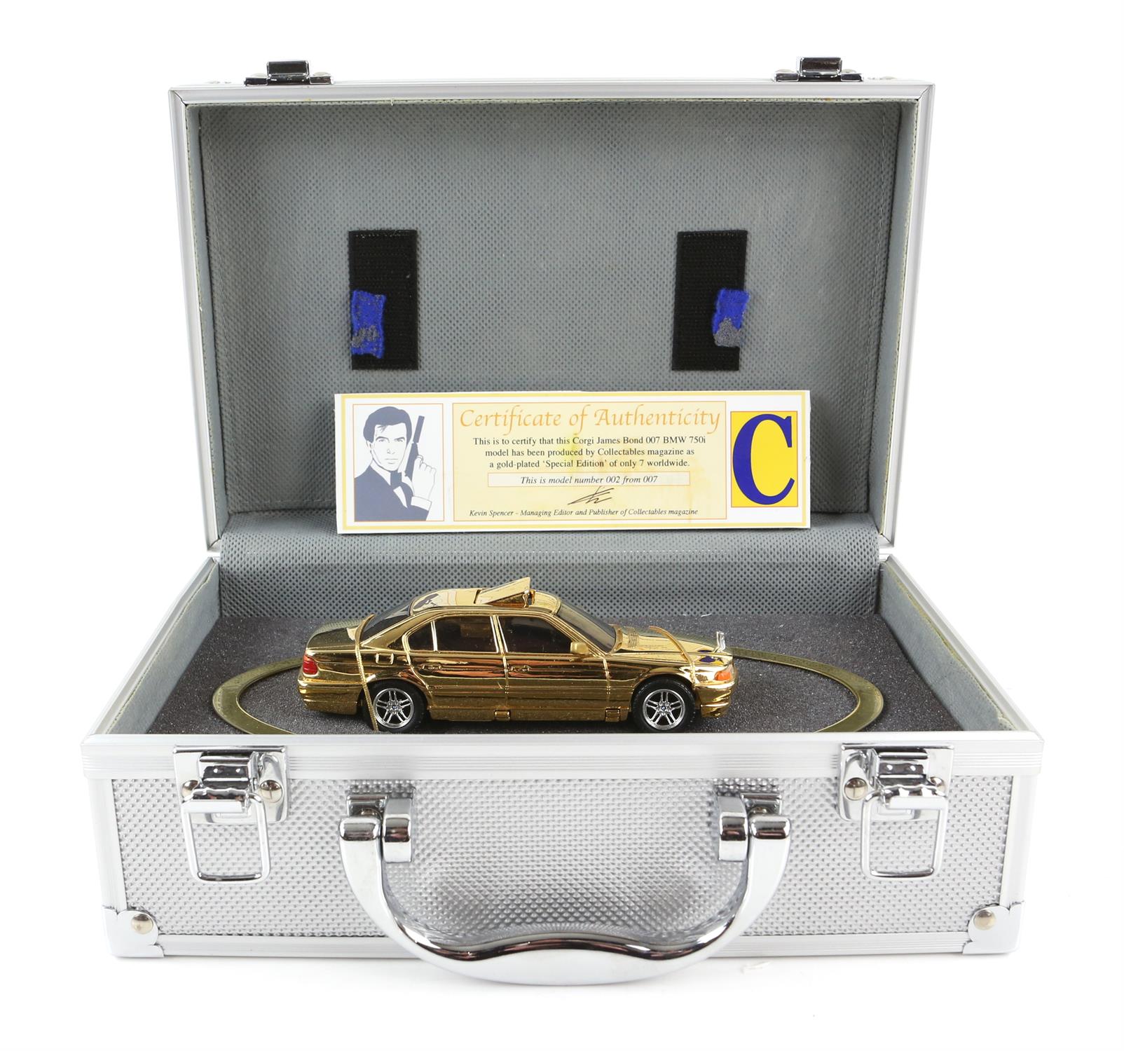 James Bond - 11 Corgi James Bond 007 gold plated 'Special Edition' diecast models produced by - Image 6 of 14