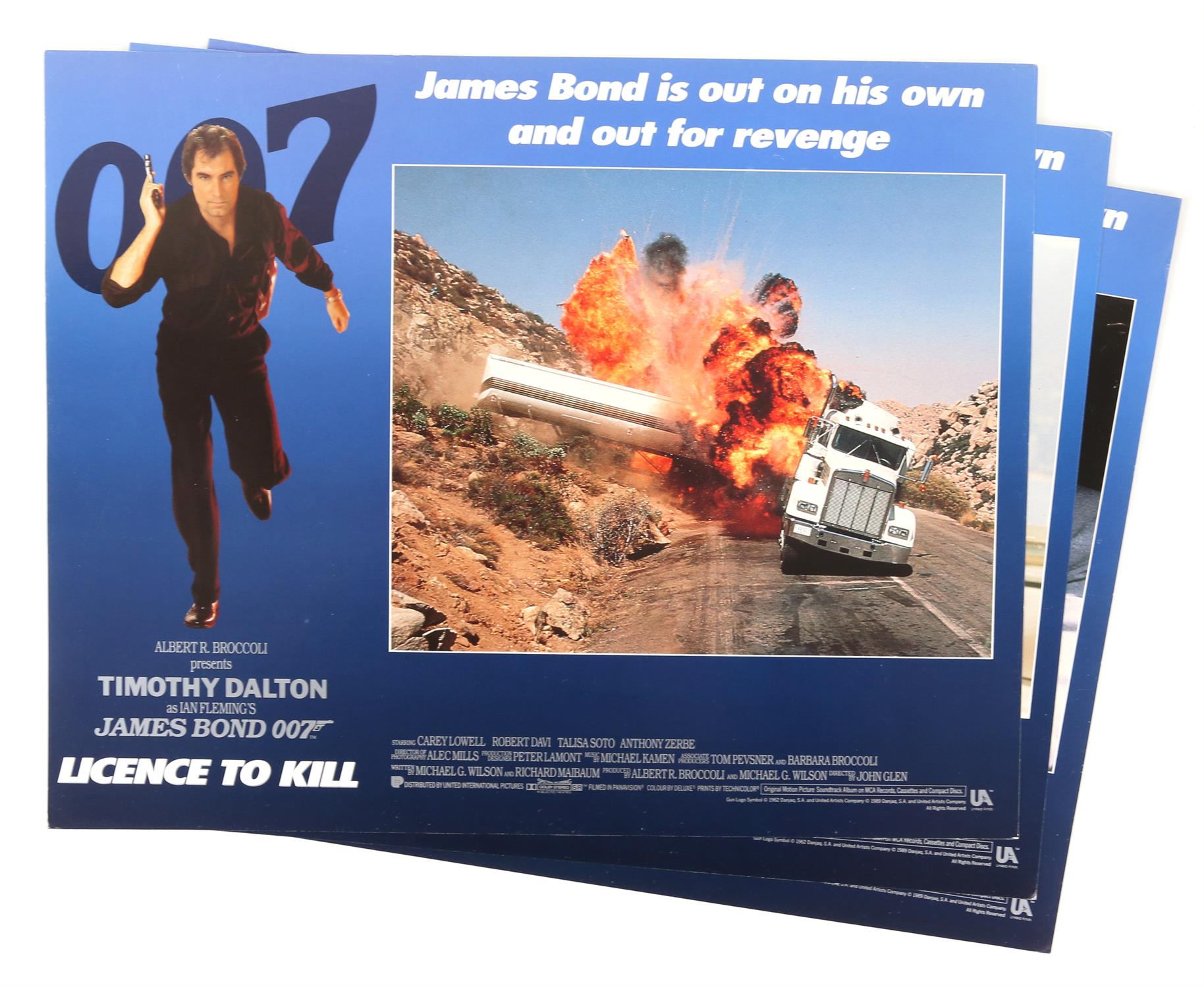 100+ James Bond US Lobby Cards including For Your Eyes Only (1981), The Living Daylights (1987), - Image 4 of 8