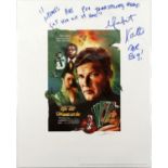 James Bond Live and Let Die - limited edition artwork, signed by Yaphet Kotto (Mr Big) with