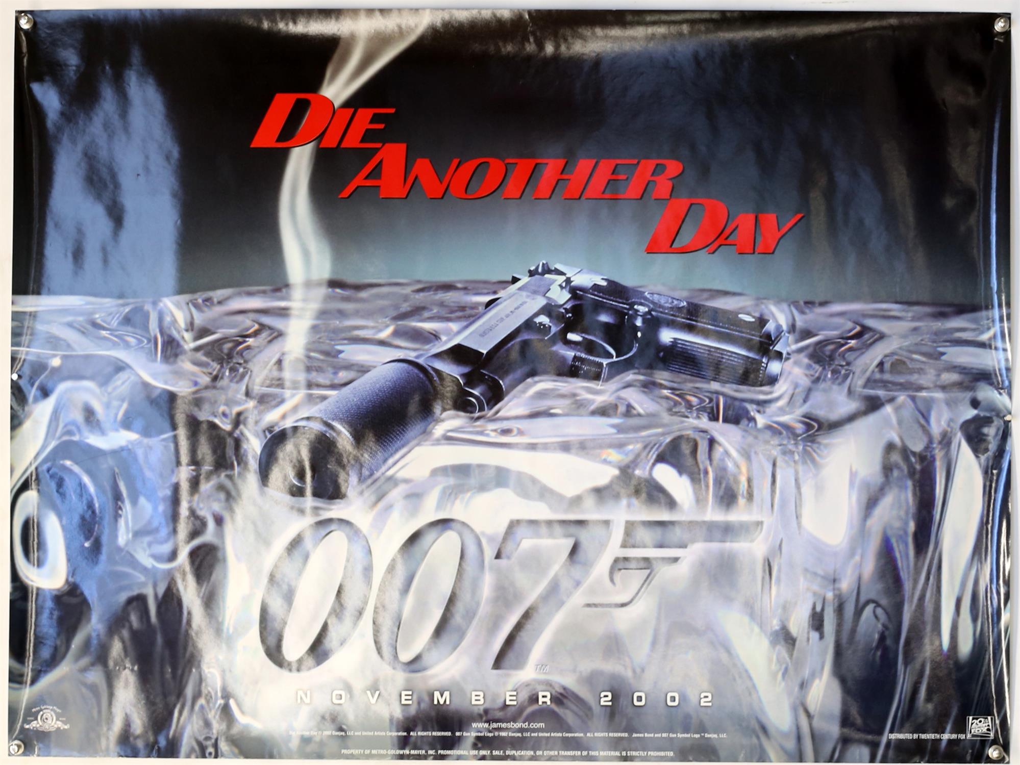 James Bond - 7 British Quad film posters including Goldeneye Advance, Tomorrow Never Dies Advance