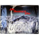 James Bond - 7 British Quad film posters including Goldeneye Advance, Tomorrow Never Dies Advance