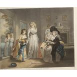 William Ward l (British,1786-1826) after George Morland (1762-1804) Pair of hand coloured